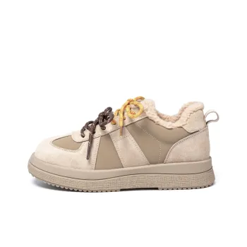 MEIZUSHENGHUI Anti Slip Wear Resistant Lightweight Warm Low Top Casual Shoes Women's