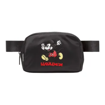 Lululemon × Disney Collaboration Everywhere Nylon One Shoulder Crossbody Fanny Pack Unisex Black