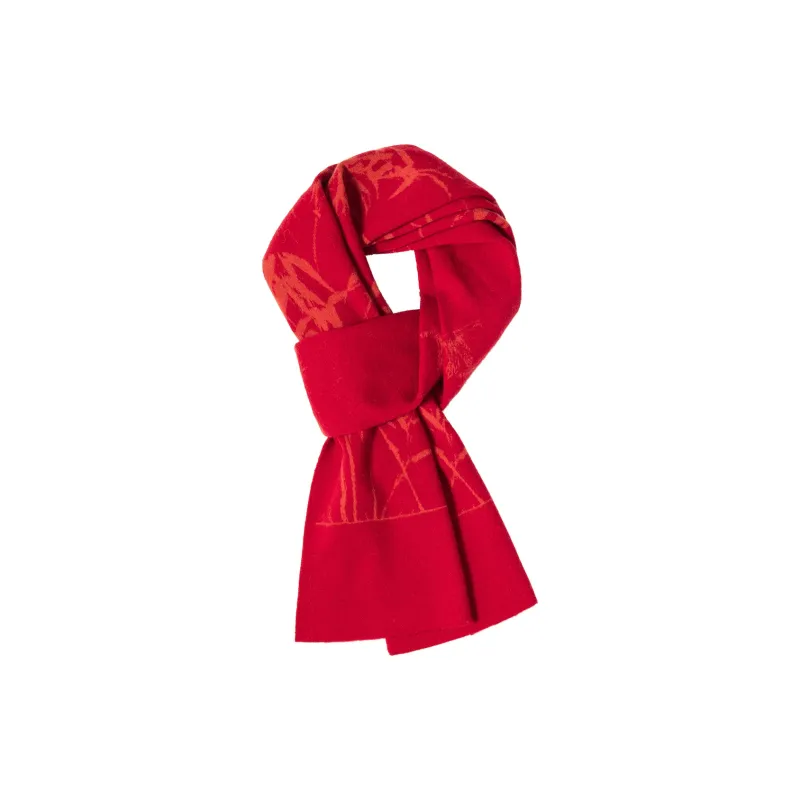 Shanghai Story 100% Sheep Wool Knit Scarves Unisex Multiple Colors-43