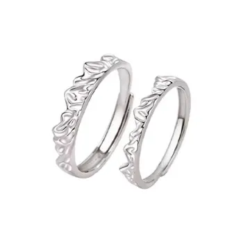 CHINA GOLD S999 Fine Silver Rings Unisex
