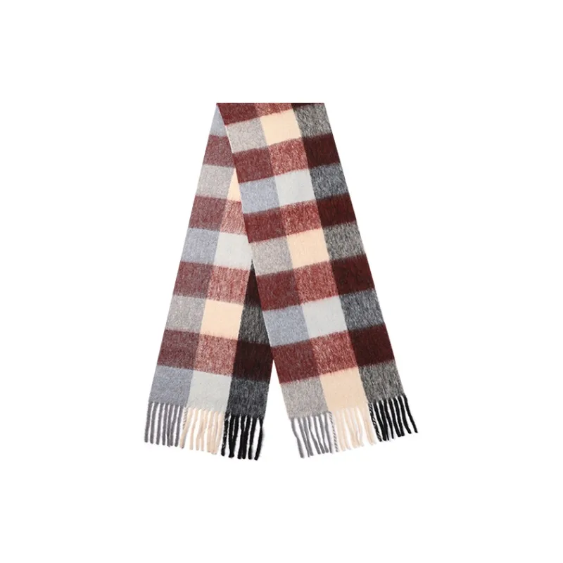 Fancet Studios Sheep Wool Knit Scarves Women's-25