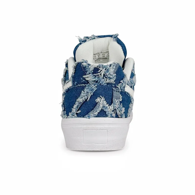 BKAE Slip Resistant, Abrasion Resistant, Lightweight Low Top Skateboard Shoes Unisex Dark Blue-3
