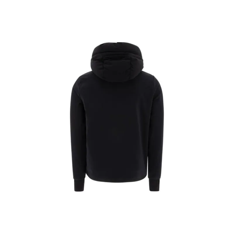 Moncler Logo Printed Hooded Down Jacket-1