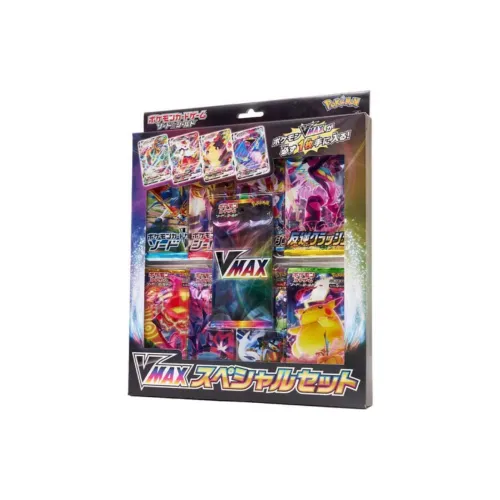 POKEMON Card Game Sword Shield VMAX Special Set Battle Cards Whole Box