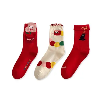 Moremoli Mid Calf Socks Women's 3 Pack