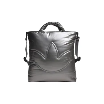 Adidas Originals Polyurethane Shoulder Bag Crossbody Bag Handbag Regular Unisex Silver Gray