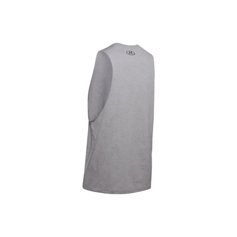 Under Armour Sportstyle Tank Tops Men's Gray-1