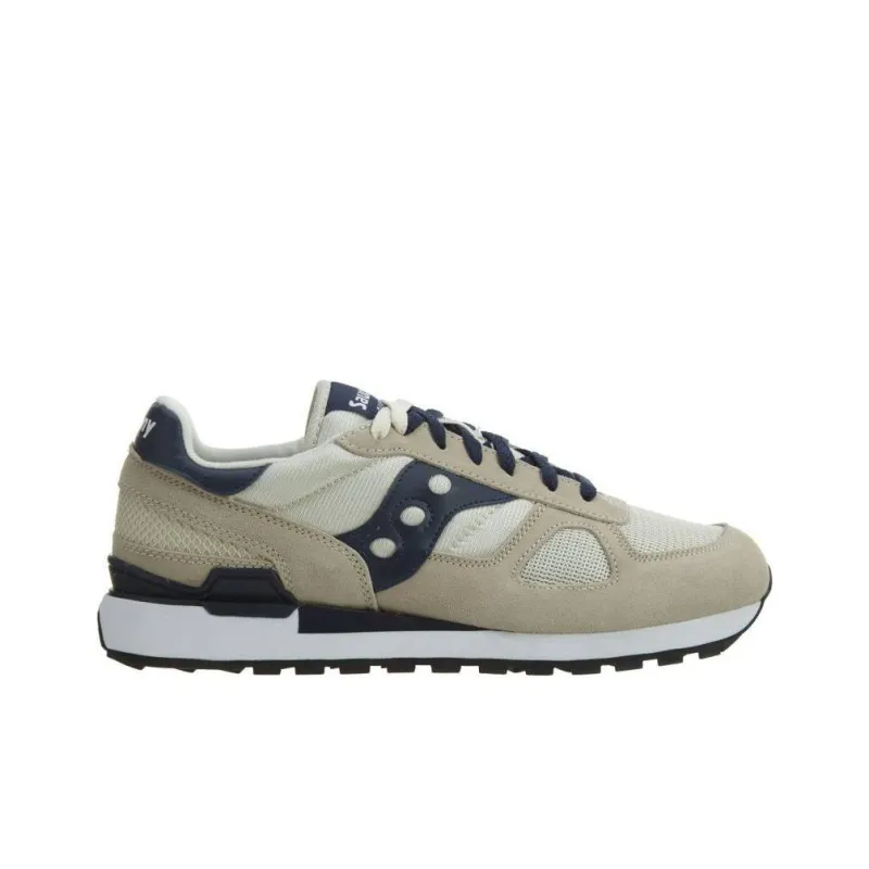 Saucony Shadow Original Anti-Slip Wear-Resistant Low-Top Casual Shoes Men's Tan-1