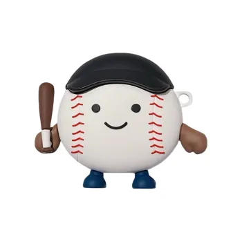 BYZ AirPods Silicone Baseball Kid Silicone Headphone Case Compatible With Apple AirPods Pro Headphones Case