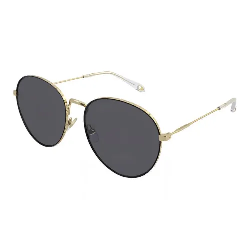 givenchy sneaker Round Sunglasses Women's Gold