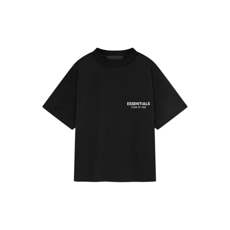 Fear Of God Essentials Tri Blend Crewneck Tee 'Black'-1
