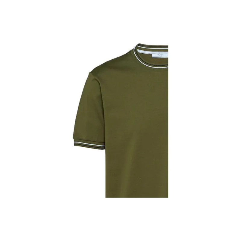 PRADA SS22 T-Shirt Men's Army Green-3