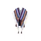 Fringe Shawl-Blue