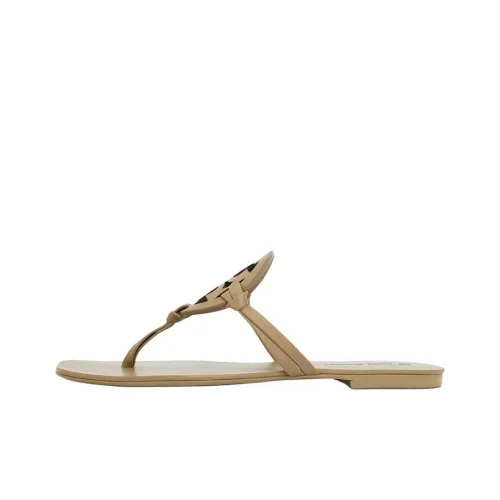 TORY BURCH Miller Other Slip-Resistant Flip Flops Women's Almond Pink