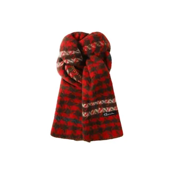15 MINS Polyester Knit Scarves Men's