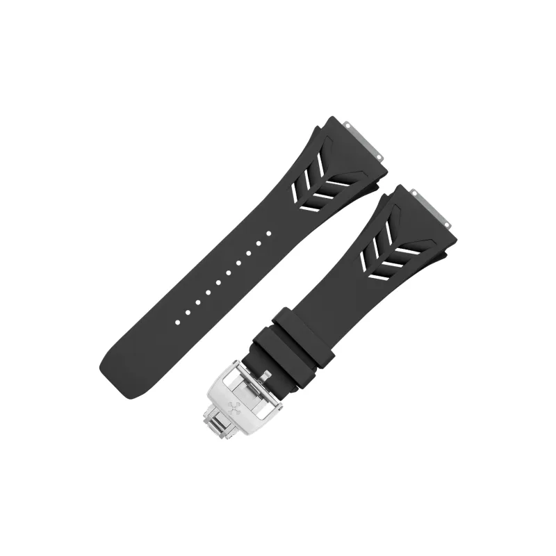 VAGENARI Watch Bands New Arrival Shark Gills Rubber Strap Compatibility For RM035 RM035 02 RM035 03 Unisex-16