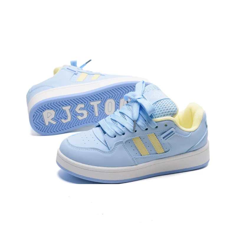 OAOQ Wear resistant And Lightweight Low Top Skateboard Shoes Unisex-5