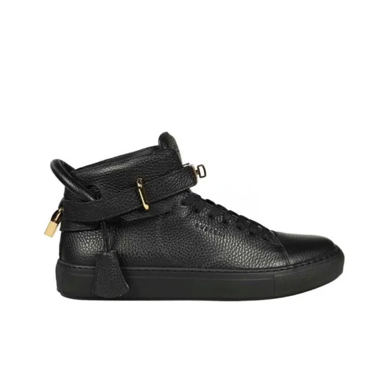 Buscemi High-Top Skateboard Shoes Men's Black-1