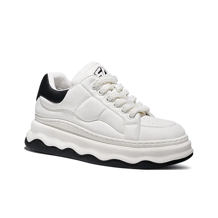 SALAXI Anti-Slip And Wear-Resistant Height Increasing Low-Top Skateboard Shoes Men's-2