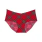 1 Pack (Red Plaid Print/Red)