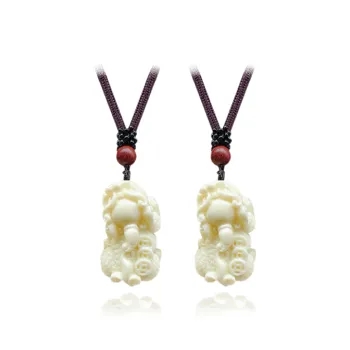 JIACUIYUN Ivory Nut Necklaces Unisex