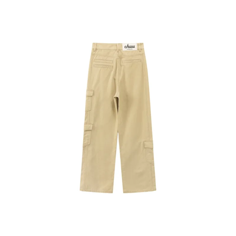 CHUU Casual Pants Women's Khaki-1