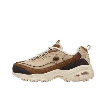 Skechers DLITES Anti Slip Wear Resistant Low Top Chunky Sneakers Women's Brown