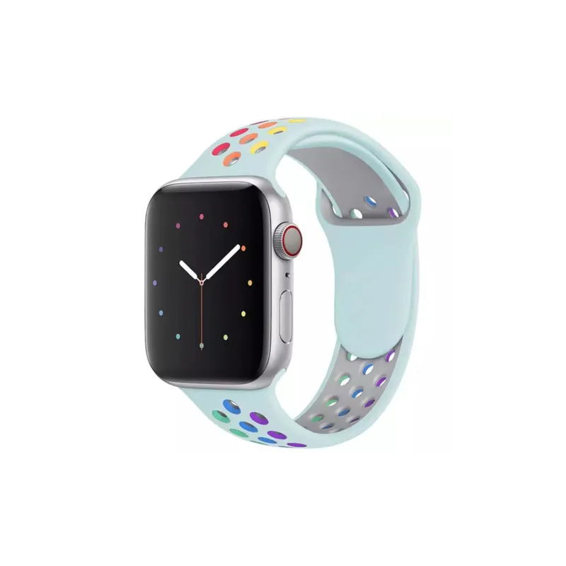 ZHENGGUANG Watch Band Apple Compatibility Silicone Material-12