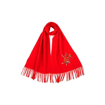 H YXIANG 100% Wool Knit Scarves Women's