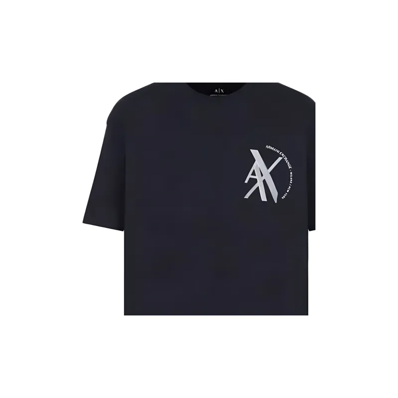 ARMANI EXCHANGE T Shirts Men Navy Blue-1