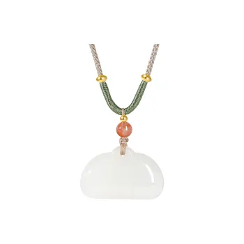 JIAHAOJADE Hetian Jade Necklaces White Jade Women's