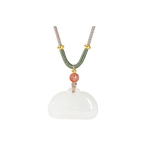 JIAHAOJADE Hetian Jade Necklaces White Jade Women's