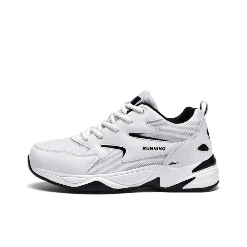 Kuding Anti-Slip And Wear-Resistant Breathable Low-Top Chunky Sneakers Men's-5