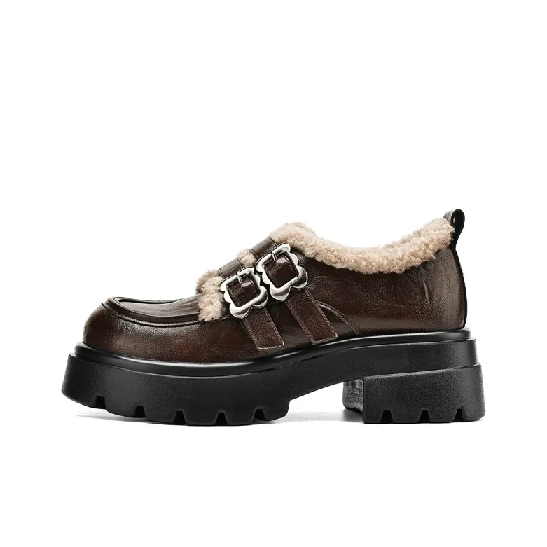 DAPHNE Loafers Women's Brown-3