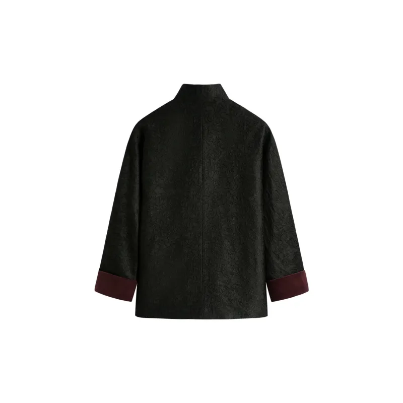 XUANSHENG Jackets Coats Men's Black-1