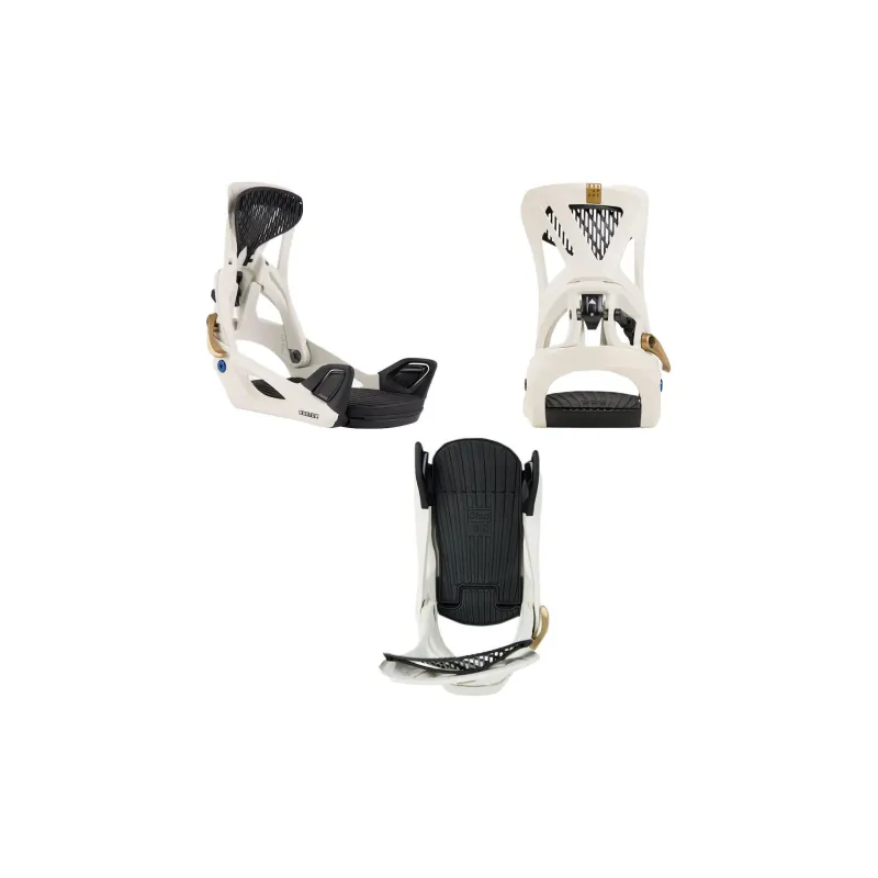 BURTON STEP ON Escapade RE FLEX Single Snowboard Ski Bindings Unisex White-1