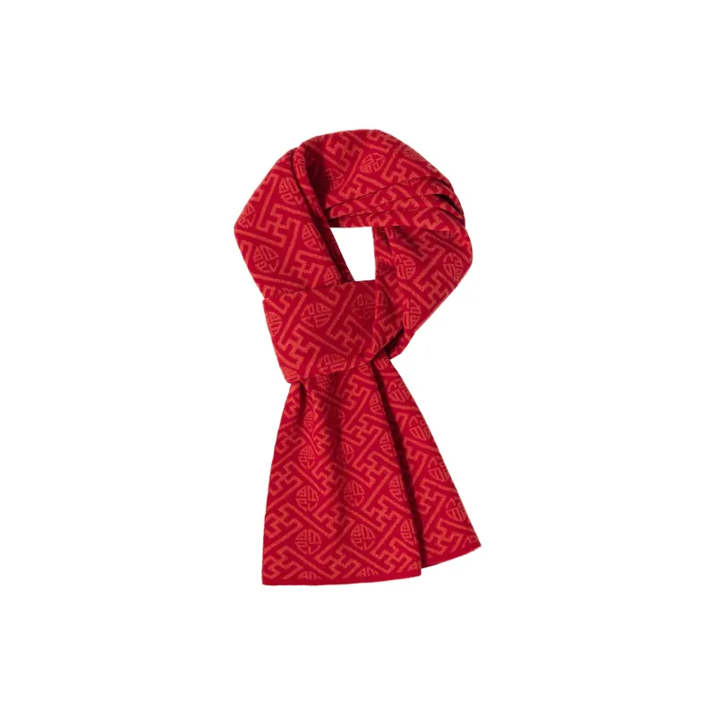 Shanghai Story 100% Sheep Wool Knit Scarves Unisex Multiple Colors-46