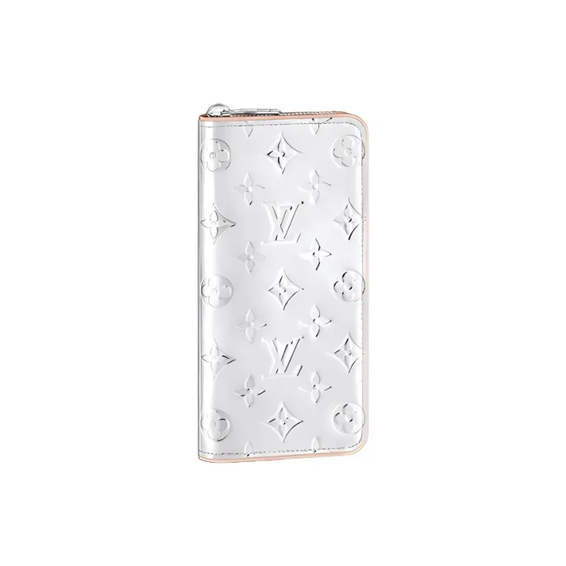 LOUIS VUITTON Zippy Wallet Vertical Monogram Mirror-0