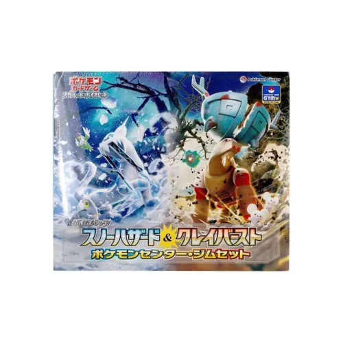 POKEMON Pokémon Trading Card Game Pokémon Center Gym Set, Snow Hazard, Clay Burst, Naga Mo Set Battle Cards Whole Box
