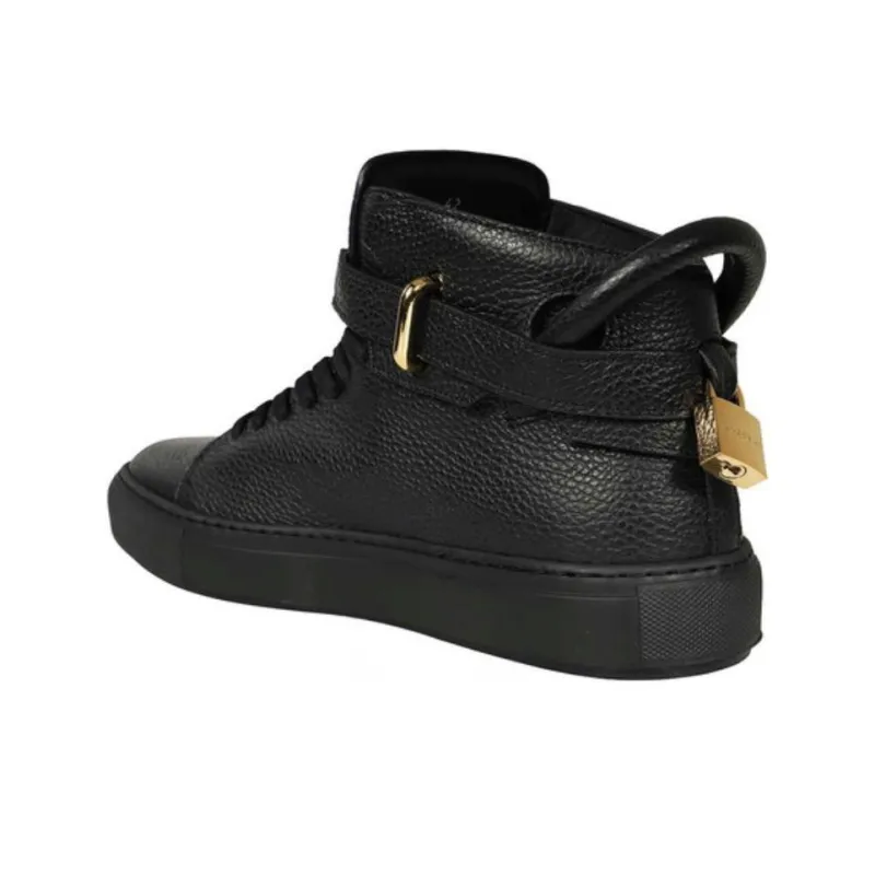 Buscemi High-Top Skateboard Shoes Men's Black-3