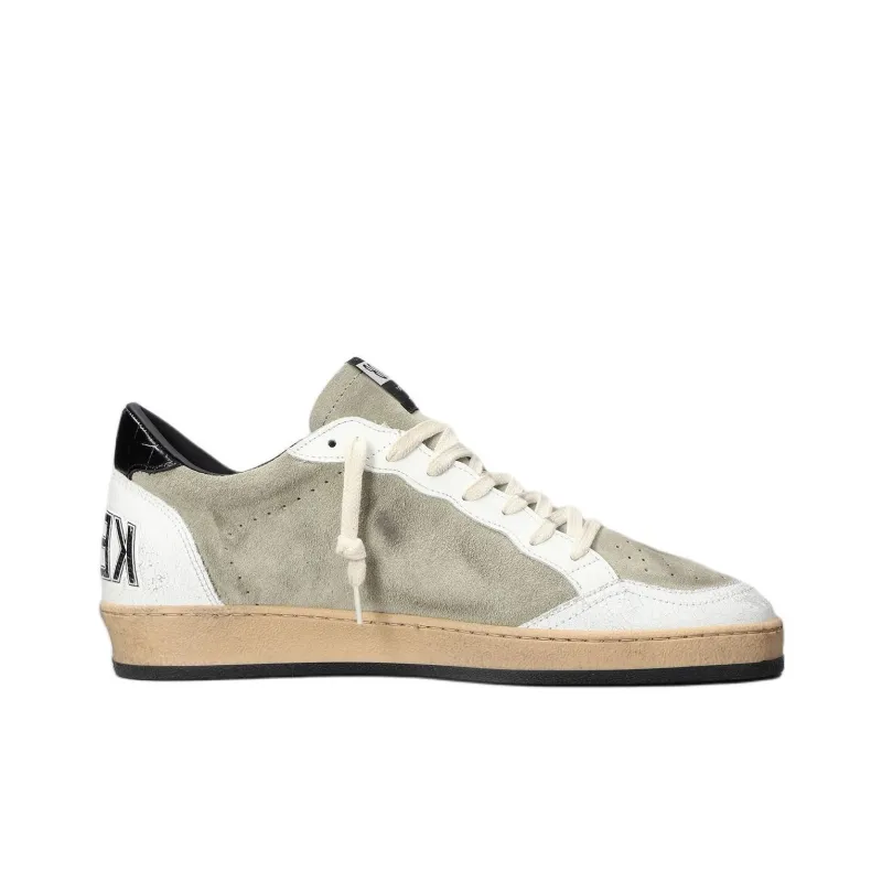 Golden Goose Ball Star Low Top Skateboard Shoes Men's Gray-1