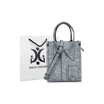 MACK JODAER Microfiber Synthetic Leather Handbag Regular Women's Black