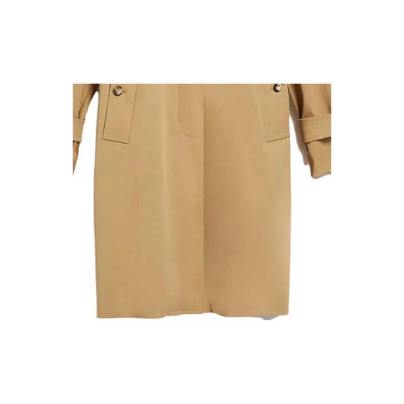 SportMax Buttoned Long Sleeved Coat-5
