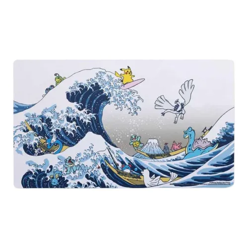 POKEMON Game Mat 'Tsunami Pikachu And Friends' Katsushika Hokusai Card Accessories 1 Pack