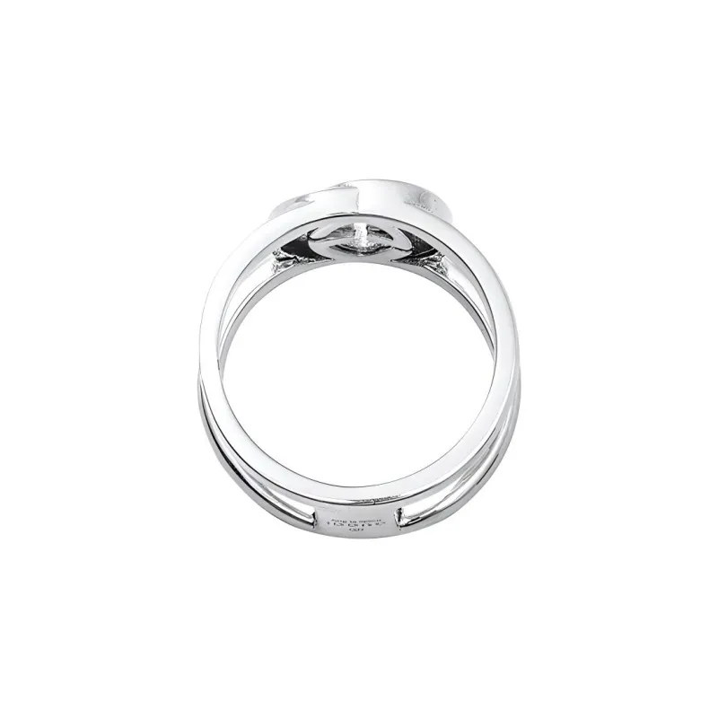 GUCCI 925 Sterling Silver Rings Unisex Silver-1