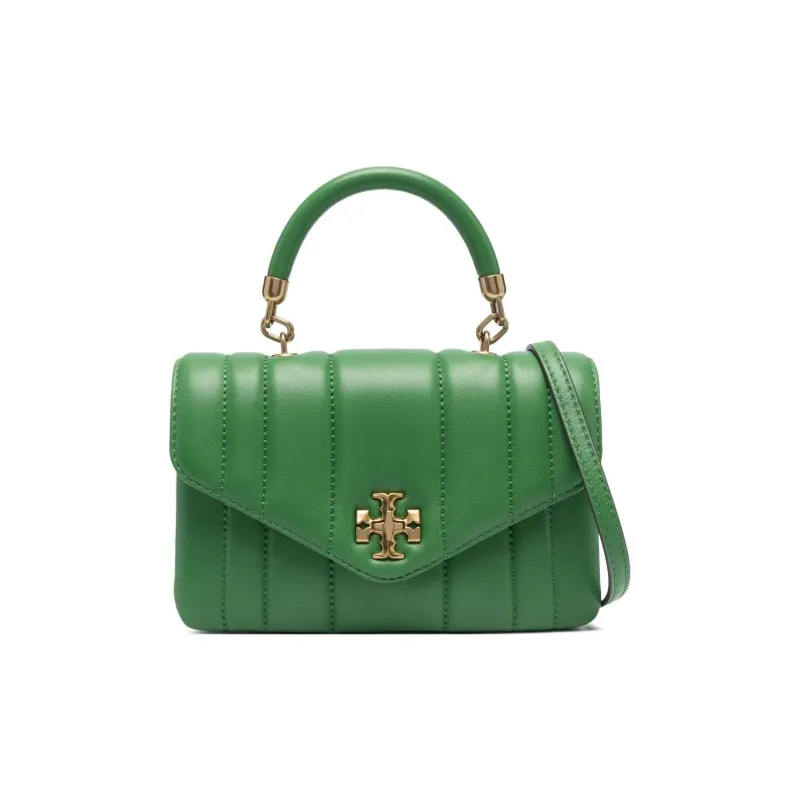 TORY BURCH Kira Nappa Leather Shoulder Bag Crossbody Bag Handbag Mini Women's Green-0