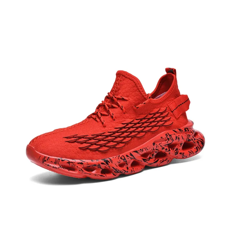 Kuding Cushioning Breathable Coverage Lightweight Height Increasing Casual Shoes Men's-0