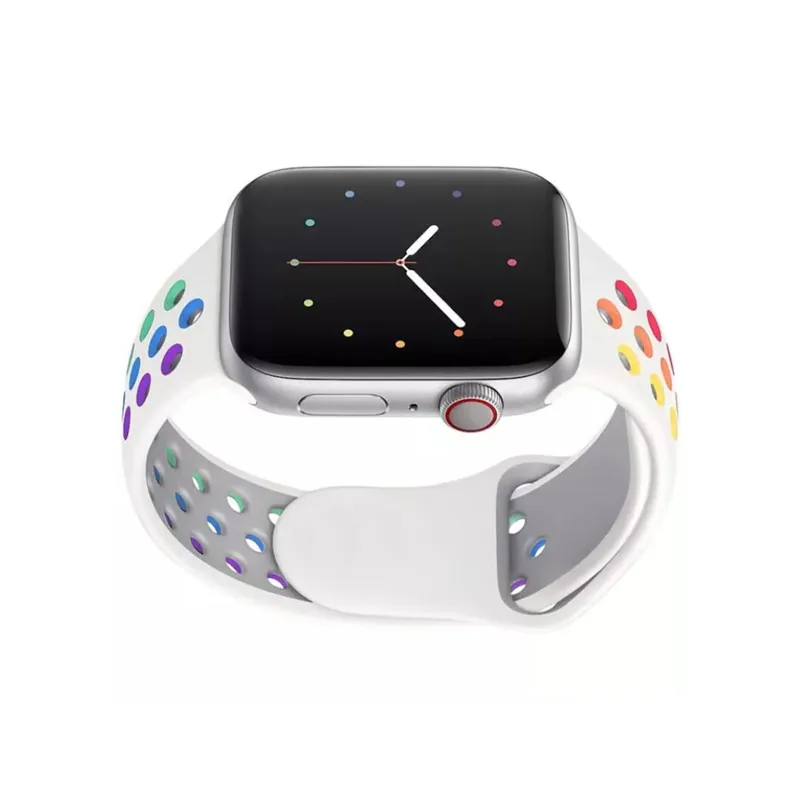 ZHENGGUANG Watch Band Apple Compatibility Silicone Material-73