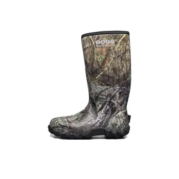 BOGS Water-Resistant Wear-Resistant Slip-Resistant Rain Boots Men's Green/Yellow/Black