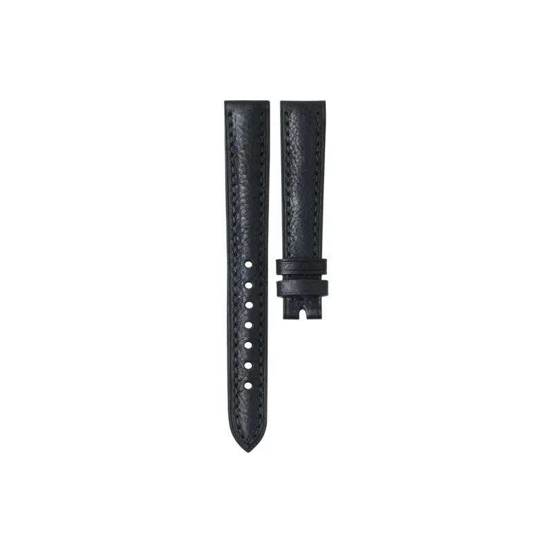 VAGENARI Watch Band Cow Leather Strap Compatibility With Ji Ji Flip 34.2mm Ref.Q2662420 Unisex-0